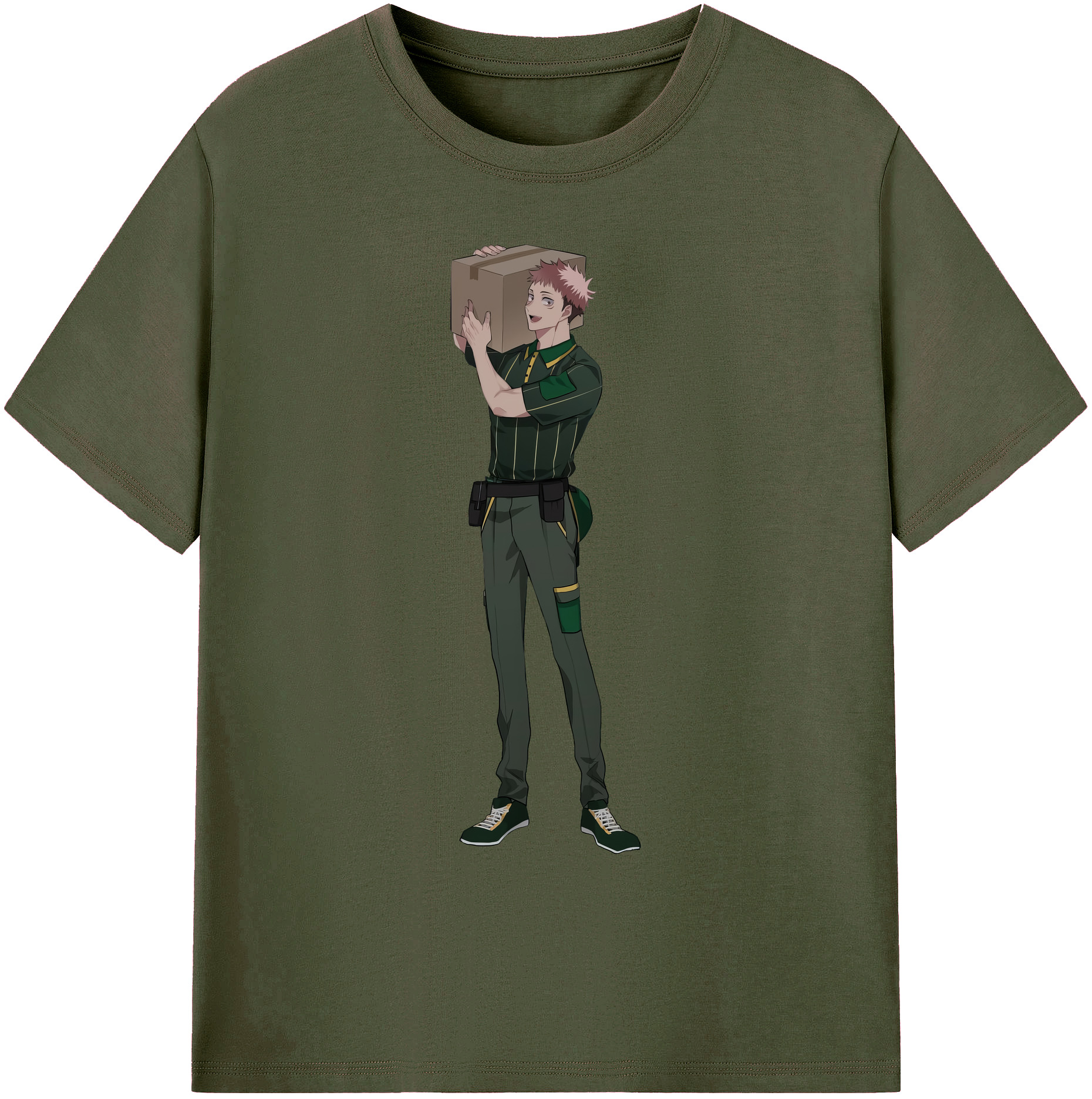 （画像用） 呪術廻戦 Jujutsu Kaisen 綿100％ メンズ半袖Tシャツ｜肌触りやわらか＆通気性